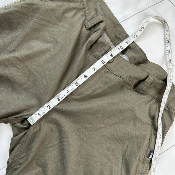 The North Face Pants Womens 10 Regular Green Brown Nylon Hiking Stretch Hiking - Picture 9 of 11